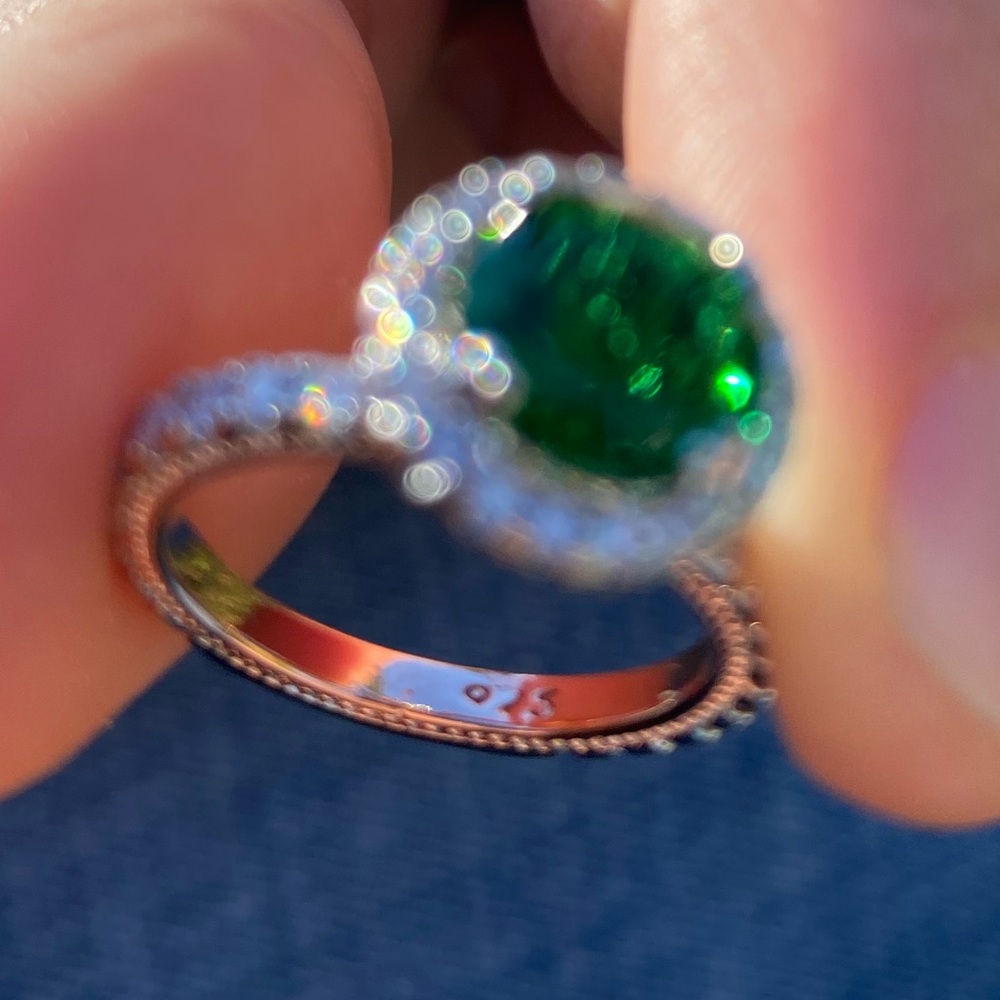 New Gorgeous Two tone 925 silver Ring - Picture 6 of 12